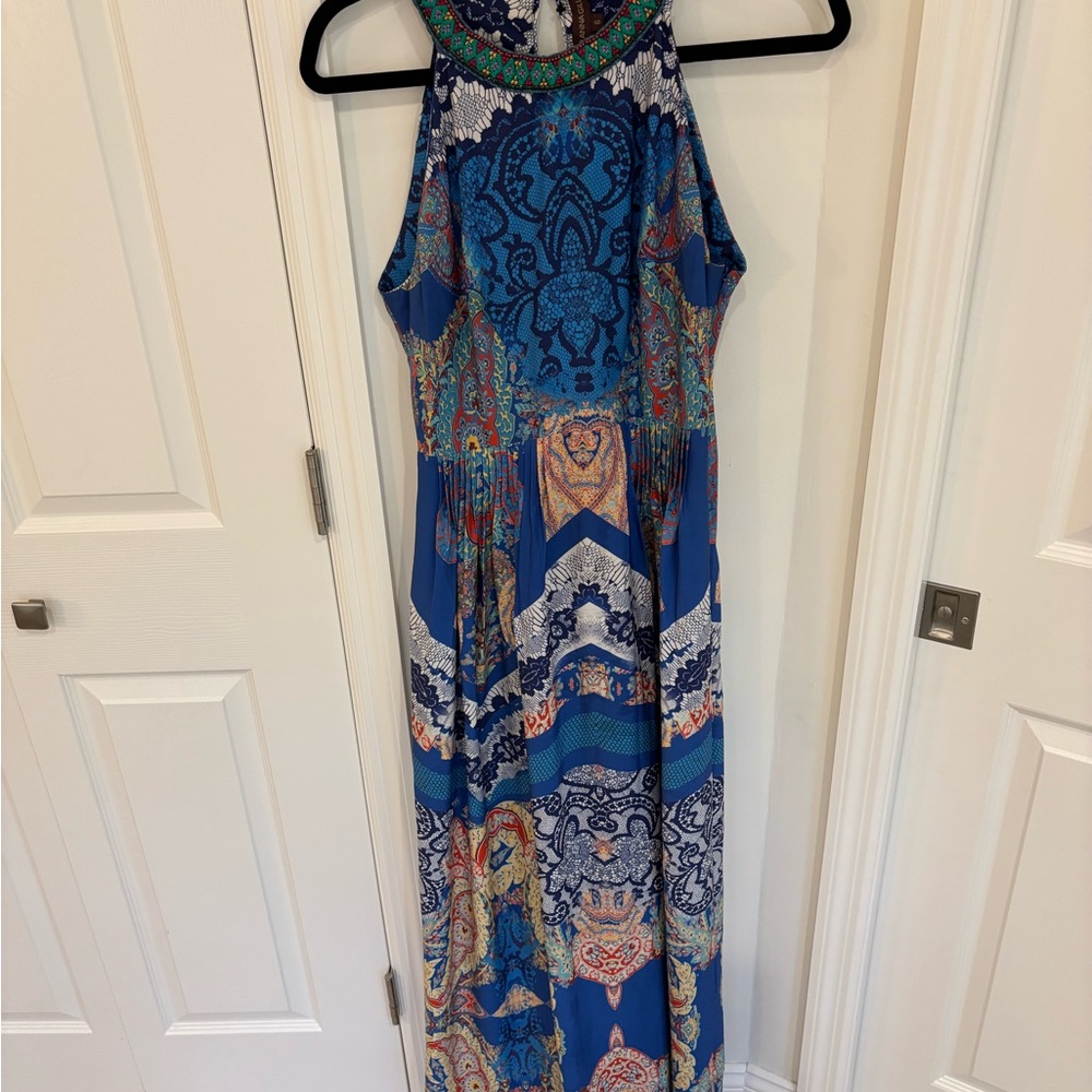 Ranna Gill Multicolor Paisley Maxi Dress